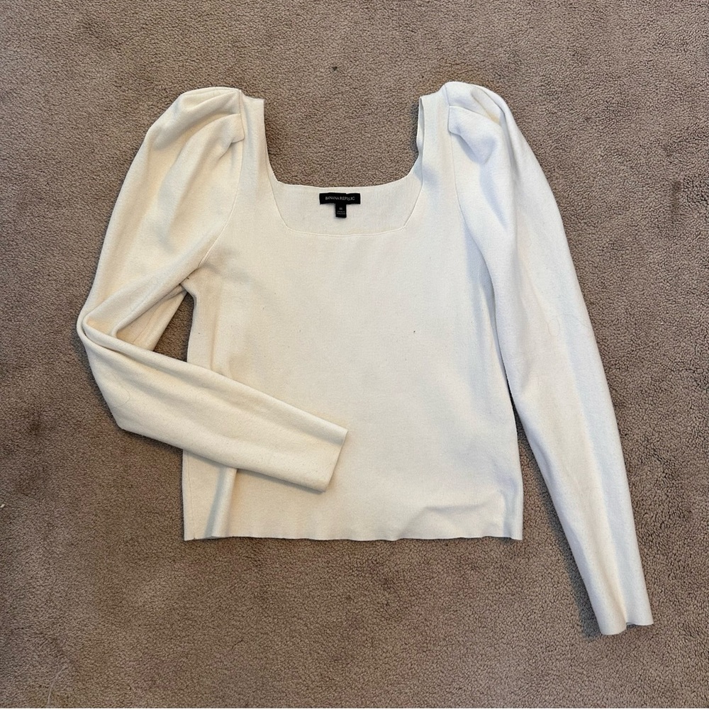 Banana Republic white top